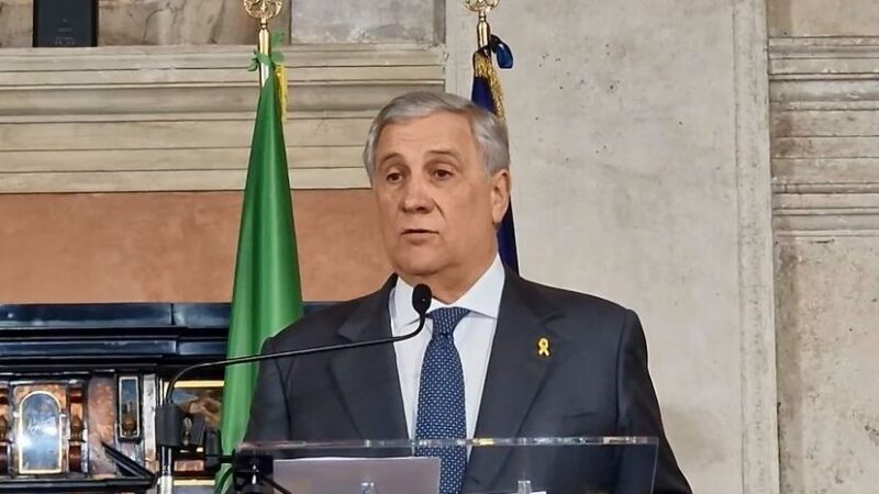 Tajani “Momento storico, vicini al cessate il fuoco a Gaza”