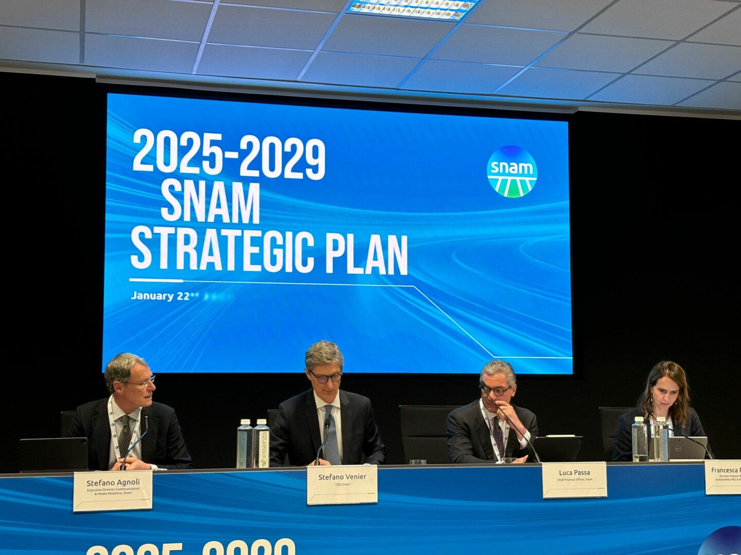 Snam, nel Piano strategico 2025-2029 investimenti per 12,4 miliardi