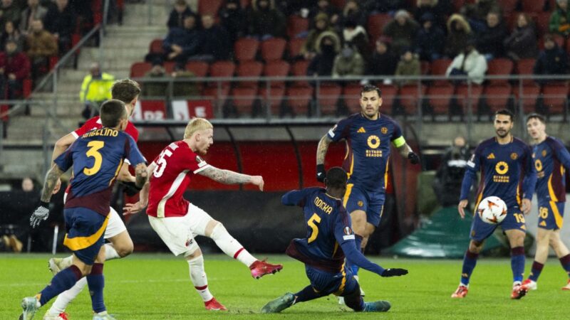 AZ Alkmaar-Roma 1-0, decide Parrott nel finale