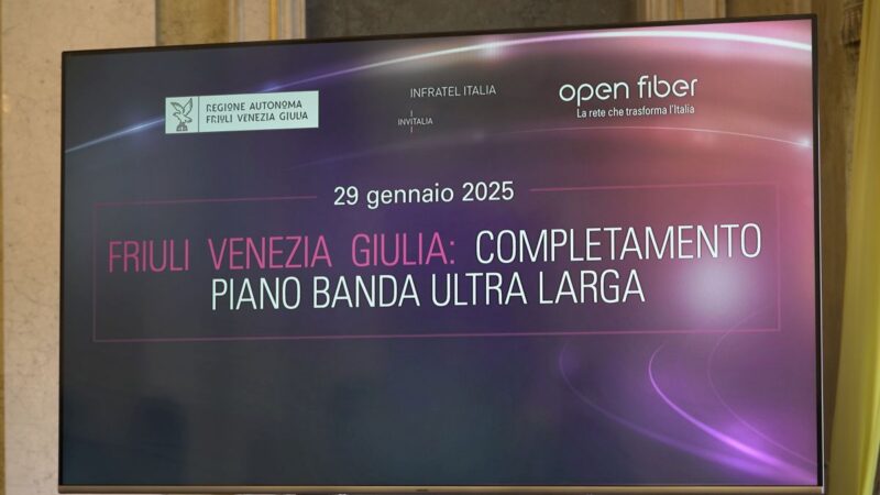 Open Fiber completa il piano banda ultra larga in Friuli Venezia Giulia