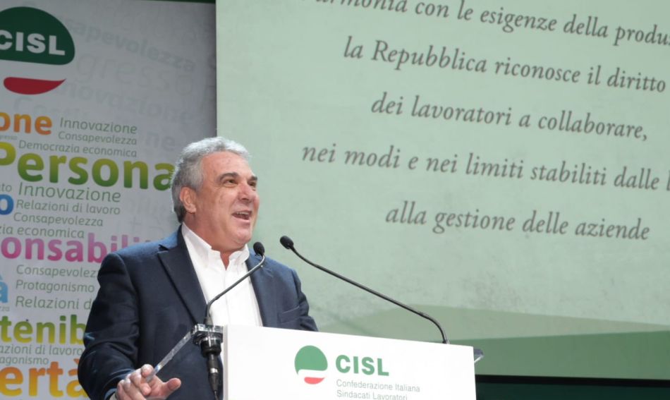 Sbarra saluta la Cisl, “Vi porterò sempre nel mio cuore”