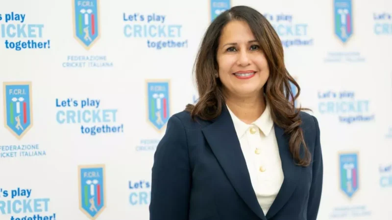 Maria Lorena Haz Paz nuova presidente della federazione Cricket