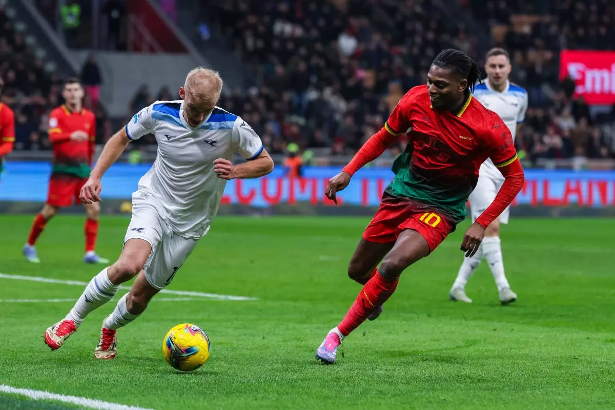 Il Milan crolla in casa, vince 2-1 la Lazio di rigore