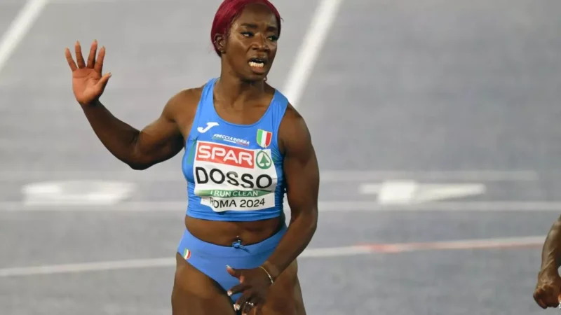 Agli Europei indoor Dosso vince l’oro nei 60 metri femminili