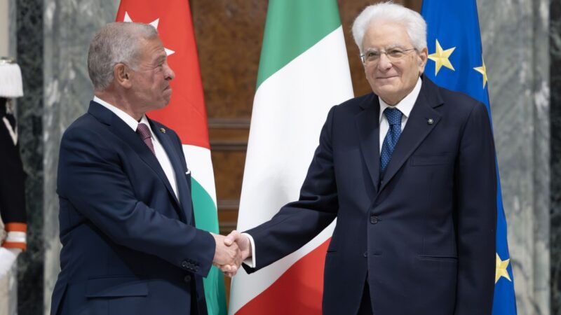 Mattarella al re di Giordania “Mediazione esemplare in Medio Oriente”