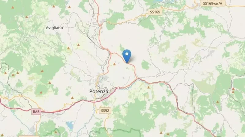 Terremoto di magnitudo 4.2 nel potentino, nessun danno