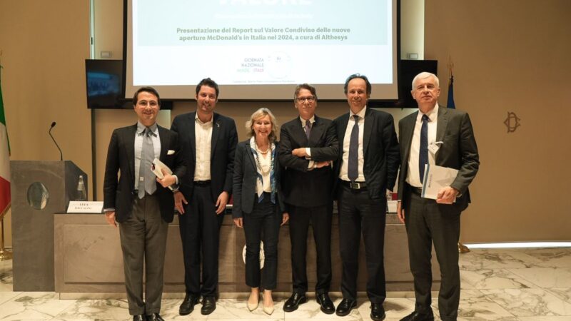 McDonald’s, 800 milioni di investimento in Italia entro il 2027