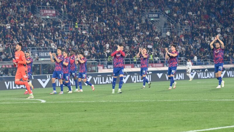 Bologna-Empoli 2-1, emiliani in finale di Coppa Italia col Milan