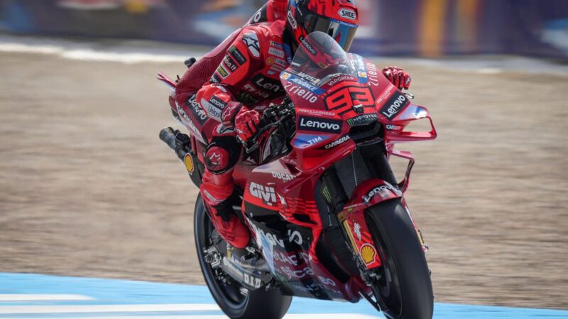 Marc Marquez vince la sprint anche a Jerez davanti ad Alex e Bagnaia