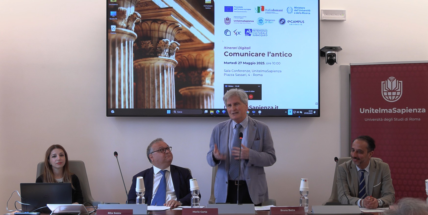 A UnitelmaSapienza un incontro su “Comunicare l’antico”