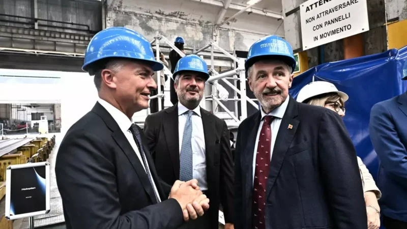 Bucci “Fincantieri motore di sviluppo tecnologico e sociale per la Liguria”