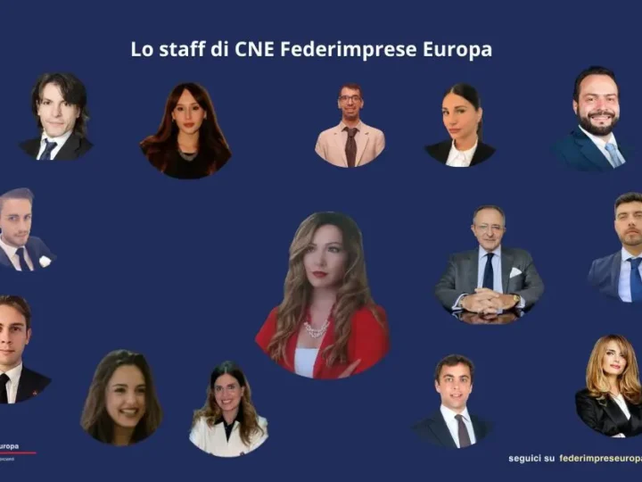 Nuovo organigramma istituzionale per CNE-Federimpreseuropa, governance rafforzata