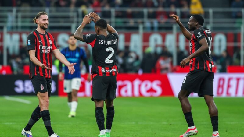 Il Milan vince 1-0 il derby e si porta a -7 dall’Inter