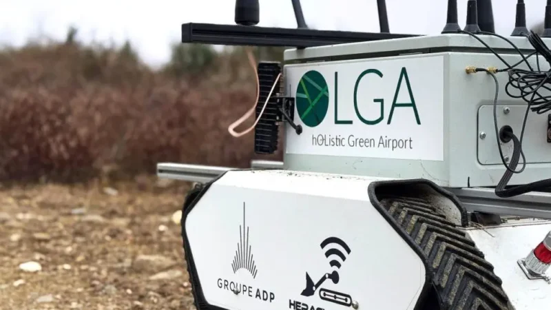 All’aeroporto di Malpensa primo test in Italia del robot OLGA per il monitoraggio della biodiversità