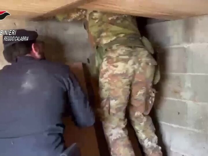 Bunker sotterraneo con serra hi-tech, quattro arresti nel reggino
