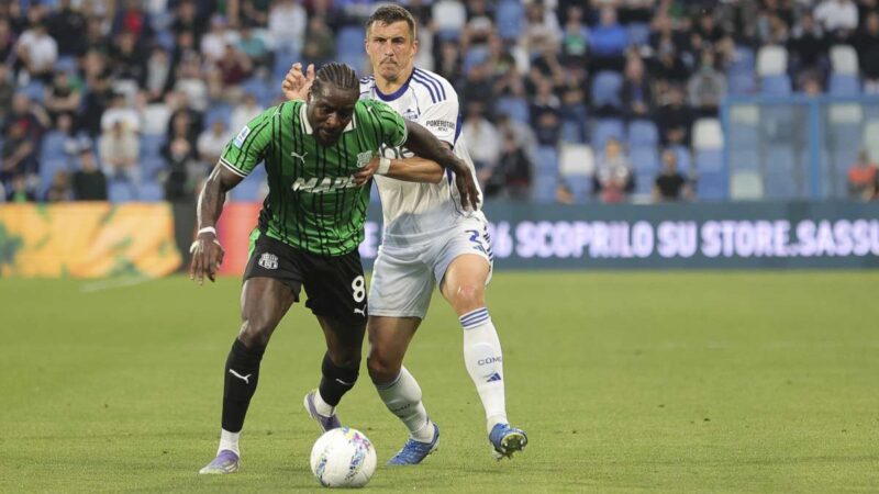 Volpato e Nzola condannano il Como, Sassuolo vince 2-1
