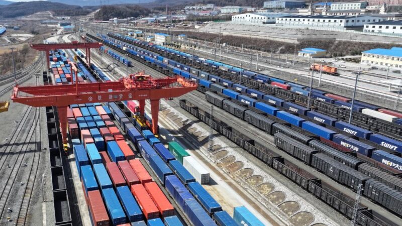 Traffico dei treni merci Cina-Europa in forte crescita nel primo trimestre