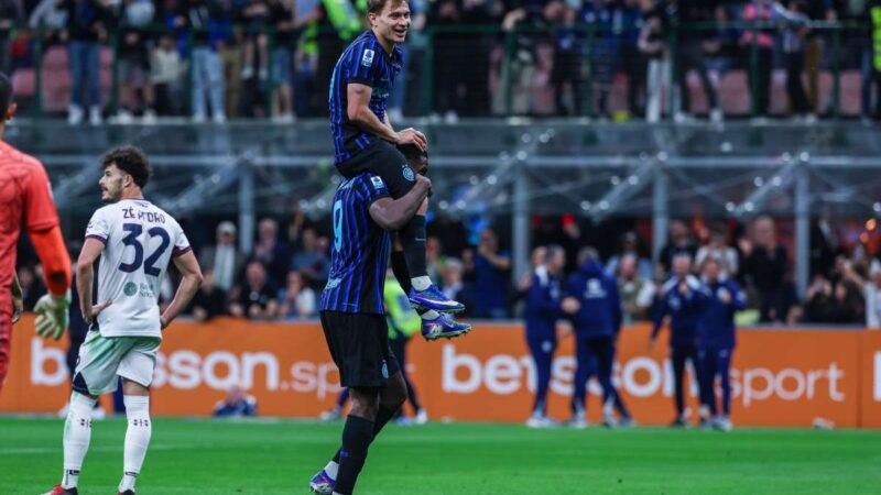 Inter-Cagliari 3-0, nerazzurri sempre più lanciati verso lo scudetto