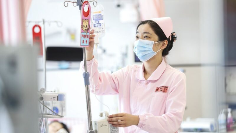 Cina, numero di infermieri cresciuto del 29% in 5 anni
