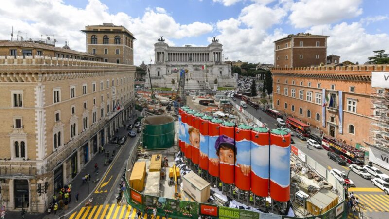 Webuild, nuova opera “MURALES” per la stazione Venezia della Metro C di Roma