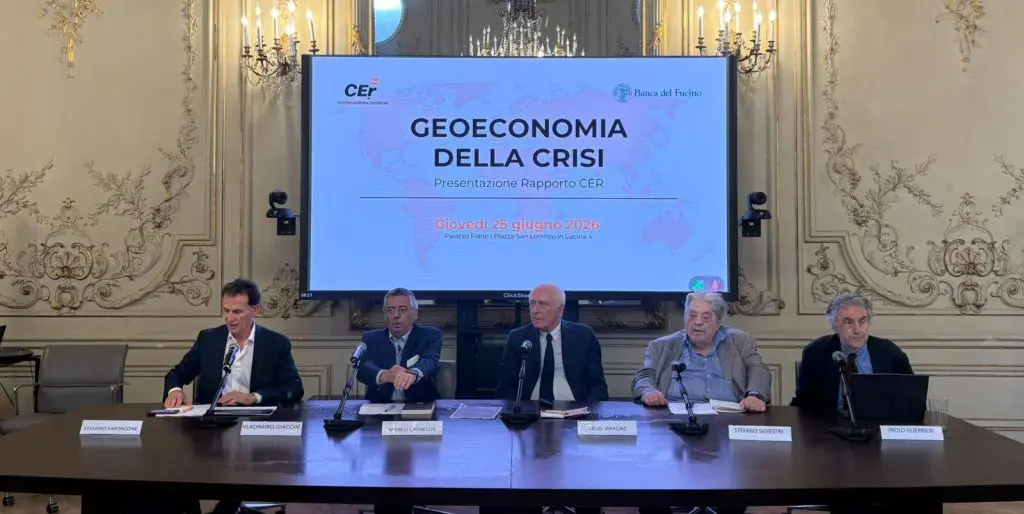 Geoeconomia della crisi, Banca del Fucino ospita la presentazione del Rapporto CER