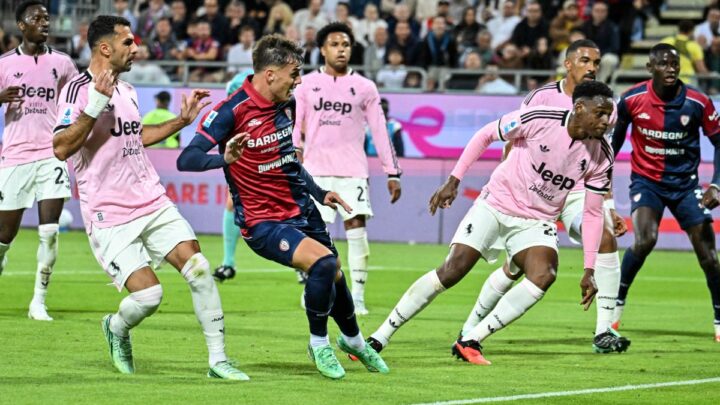 Il Cagliari ferma la Juve sull’1-1, Kolo Muani risponde a Maldini