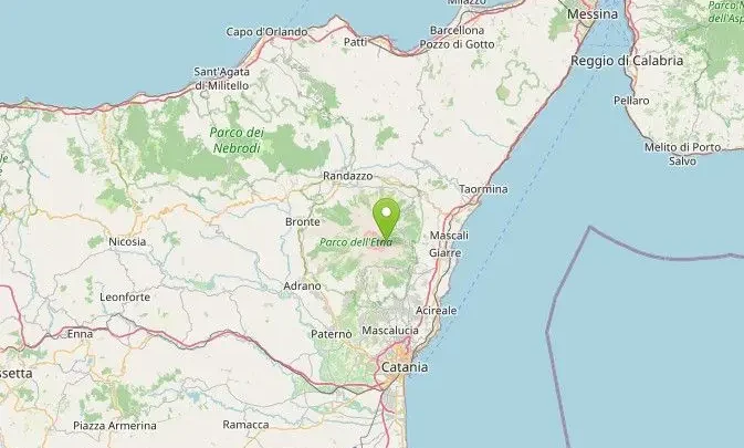 Scossa di terremoto di magnitudo 3.8 nel Catanese alle pendici dell’Etna