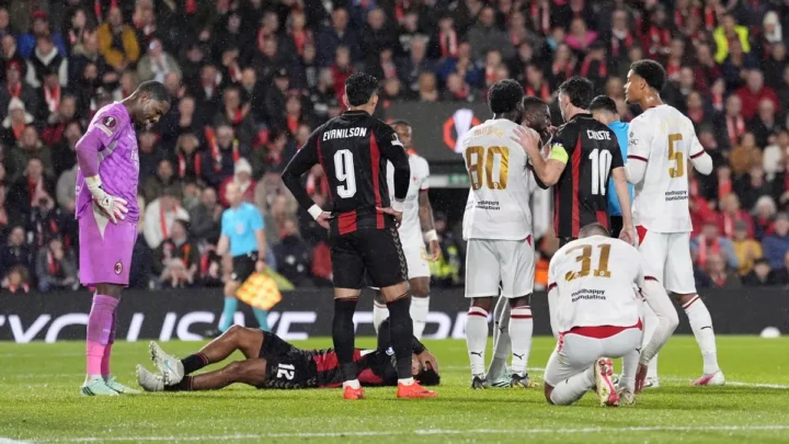 Maignan espulso e il Milan crolla in Europa League, il Bournemouth vince 3-0