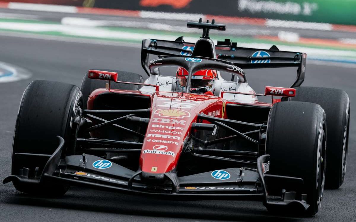 Leclerc protagonista al venerdì in Messico, bene Mercedes e McLaren